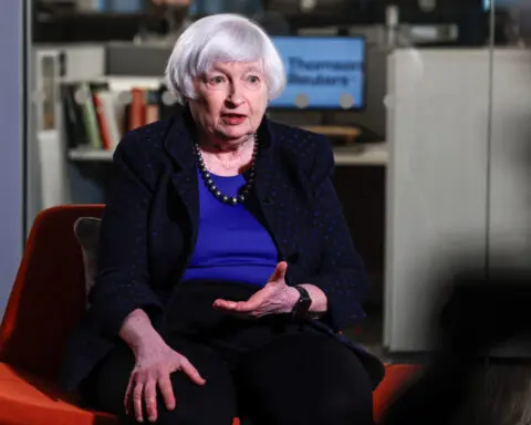 Yellen says US economy strong, all options open on China's overcapacity