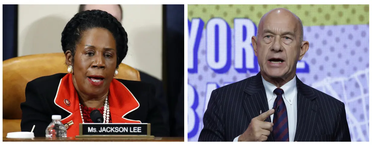 Houston mayor's race heads to runoff between US Rep. Sheila Jackson Lee and state Sen. John Whitmire