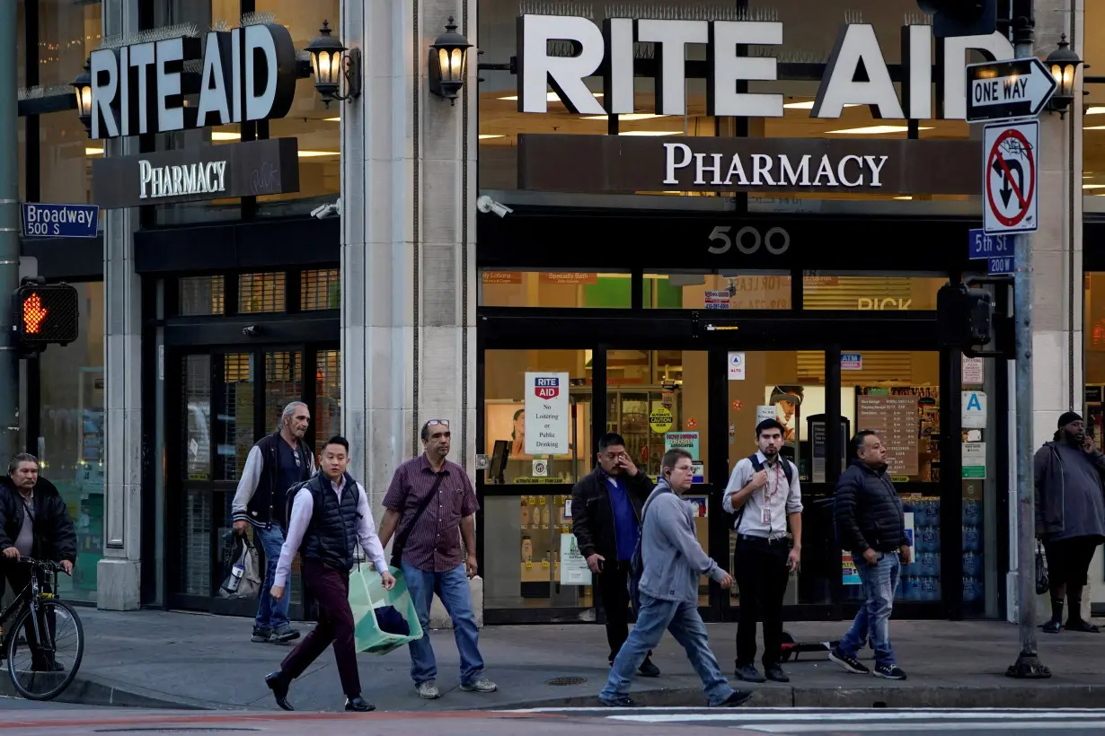 FILE PHOTO: A Rite Aid store is shown in downtown Los Angeles, California