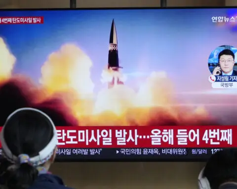 North Korean leader Kim leads rocket drills that simulate a nuclear counterattack against enemies