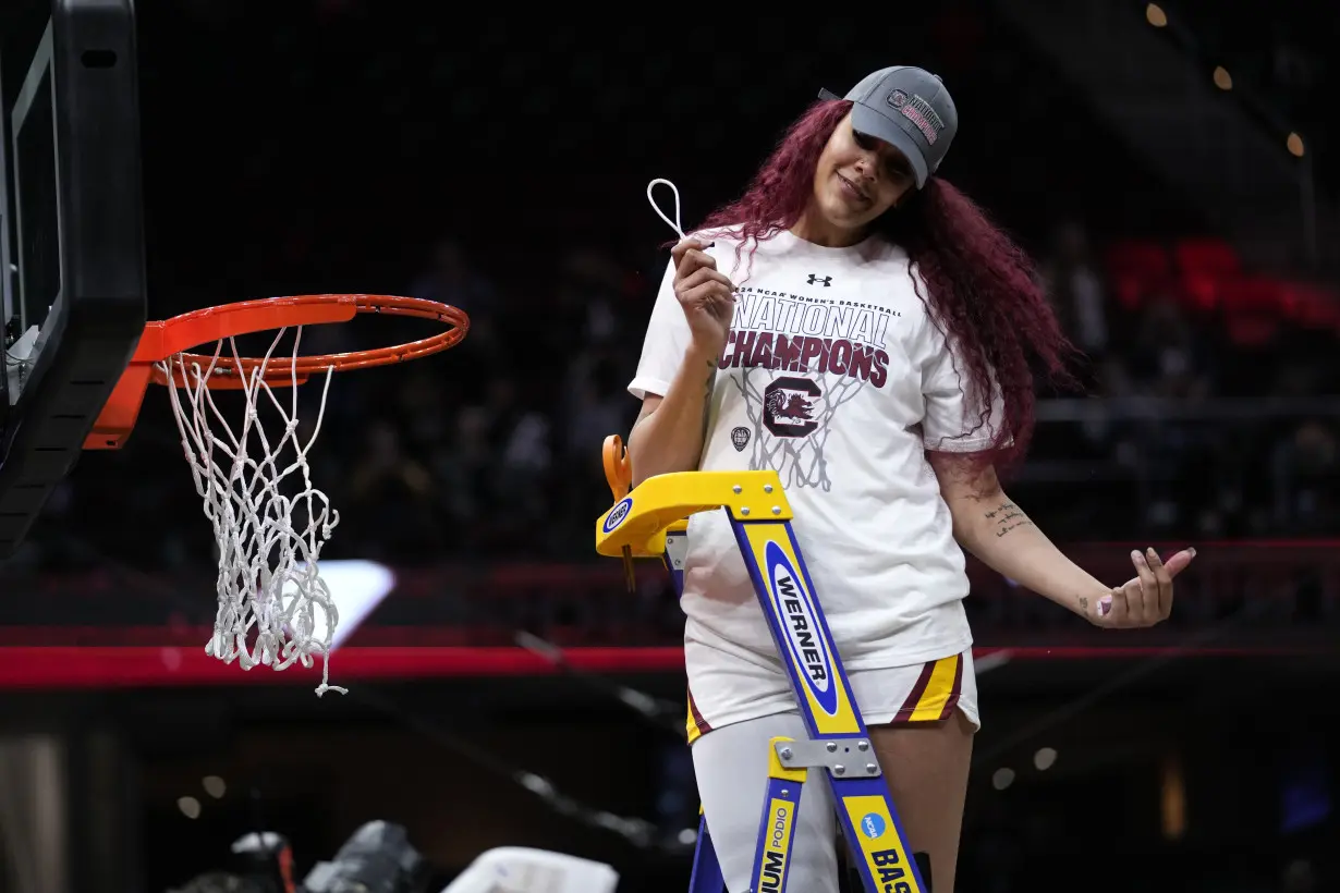 NCAA Iowa South Carolina Basketball