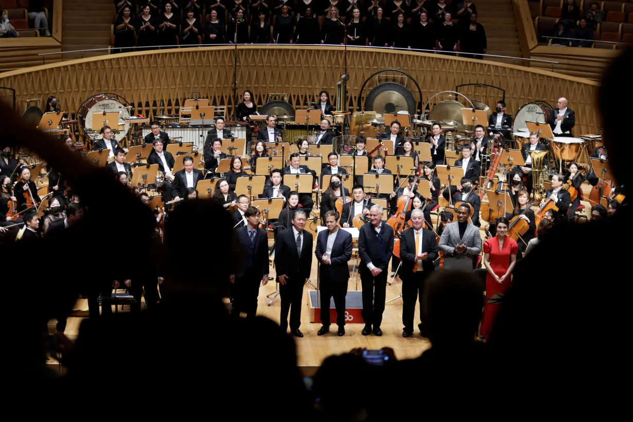 'Emigre' debut performance at the Shanghai Symphony Orchestra Hall in Shanghai