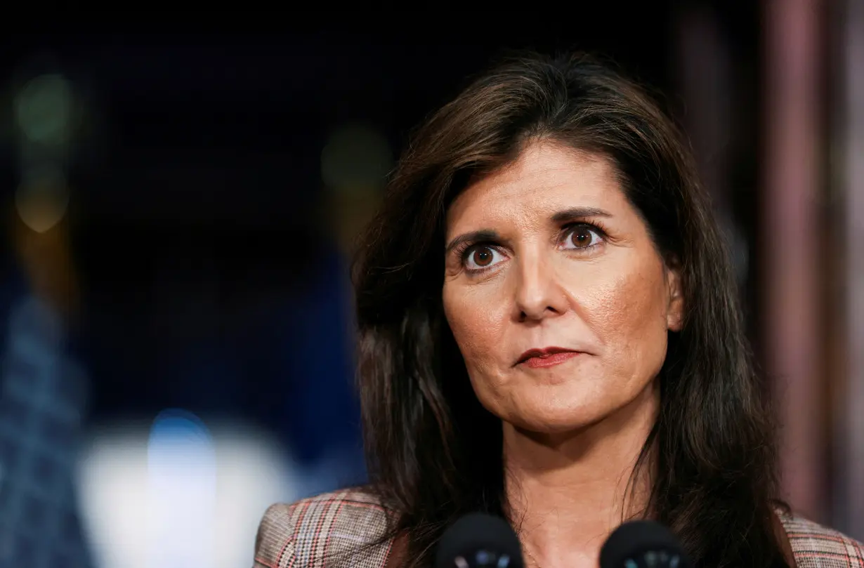 FILE PHOTO: Nikki Haley registers for South Carolina's presidential primary