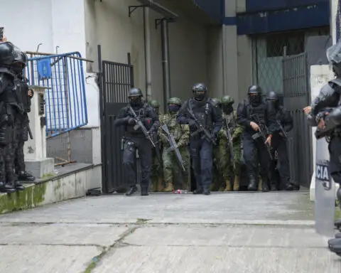 Mexico's president says his country is breaking diplomatic ties with Ecuador after embassy raid