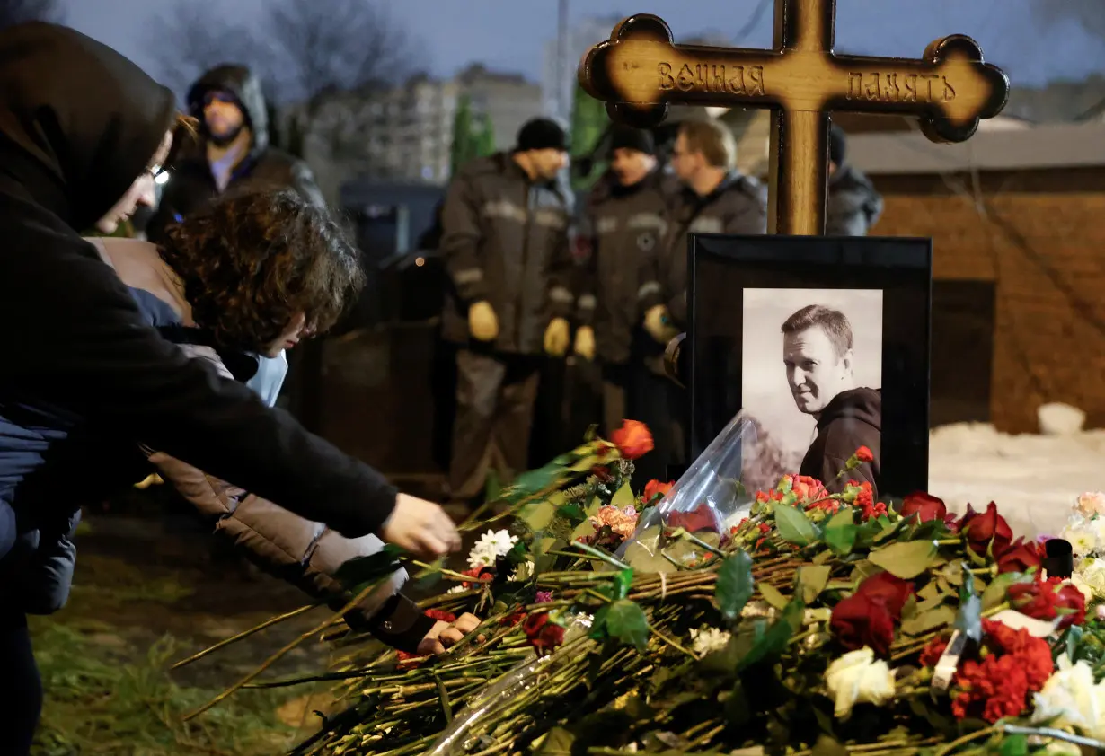 Funeral of Russian opposition leader Alexei Navalny