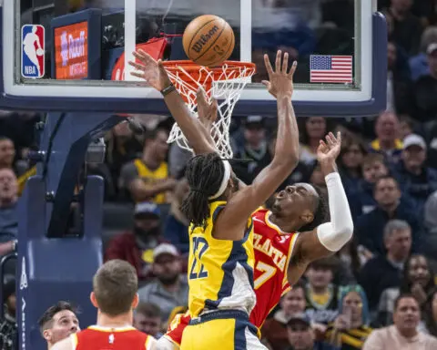 Haliburton has 18 of Indiana's team-record 50 assists, Pacers rout Hawks 150-116 for 6th win a row