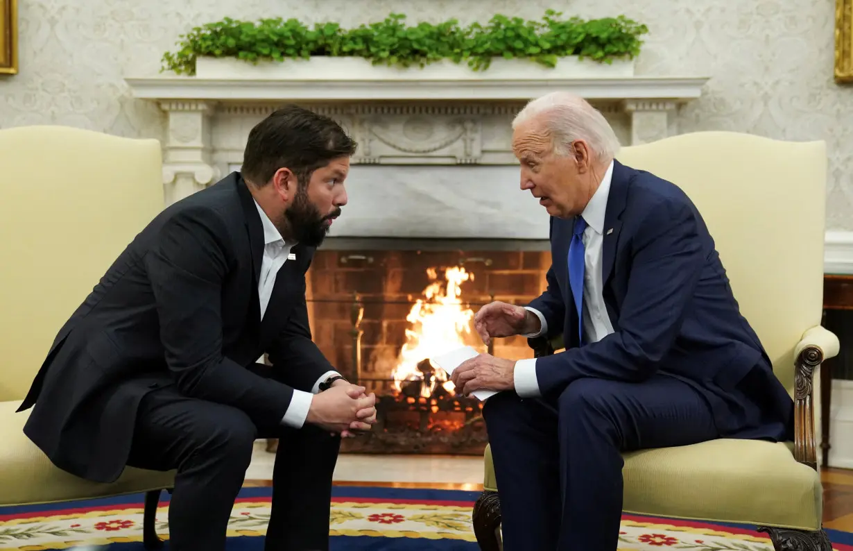 Chile's Boric, after condemning Israel over Gaza, to raise concerns with Biden