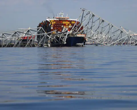 Crews turn sights to removing debris from ship's deck in Baltimore bridge collapse cleanup