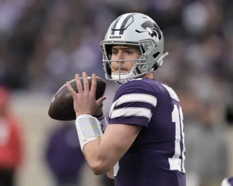 Ex-Kansas State quarterback Will Howard announces he is transferring to Ohio State