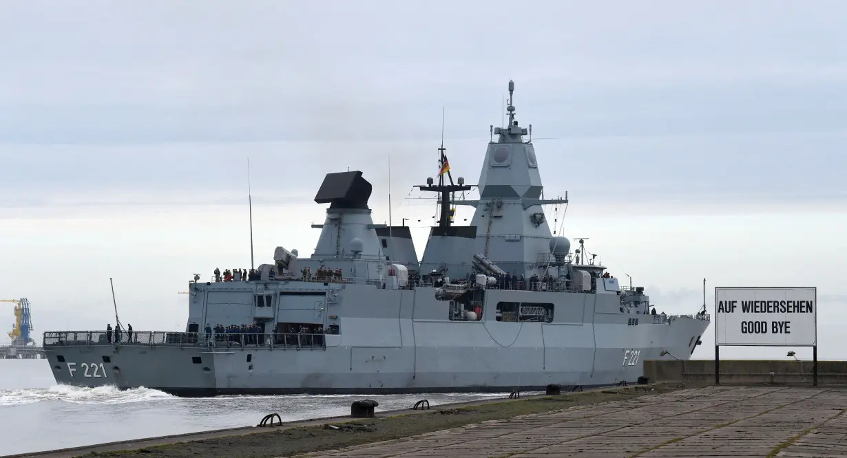 LA Post: German air defence frigate leaves port to join EU Red Sea mission