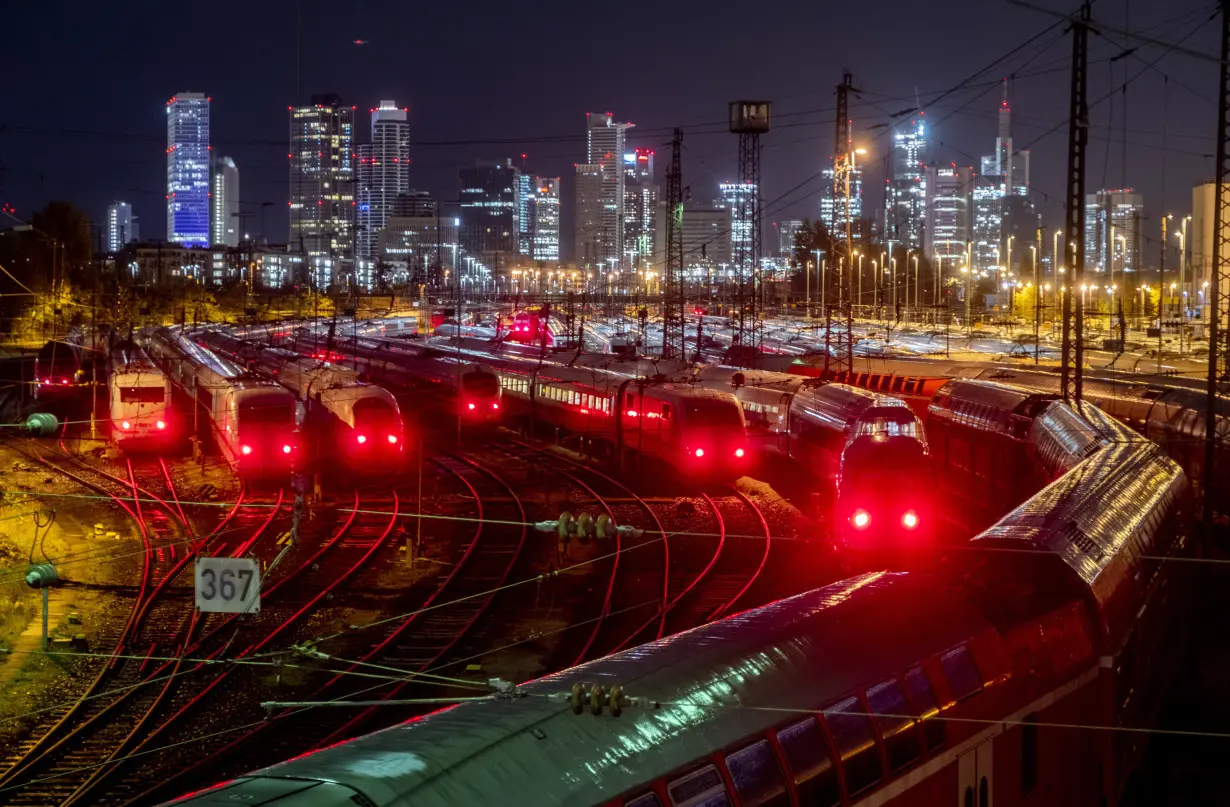 APTOPIX Germany Train Strike