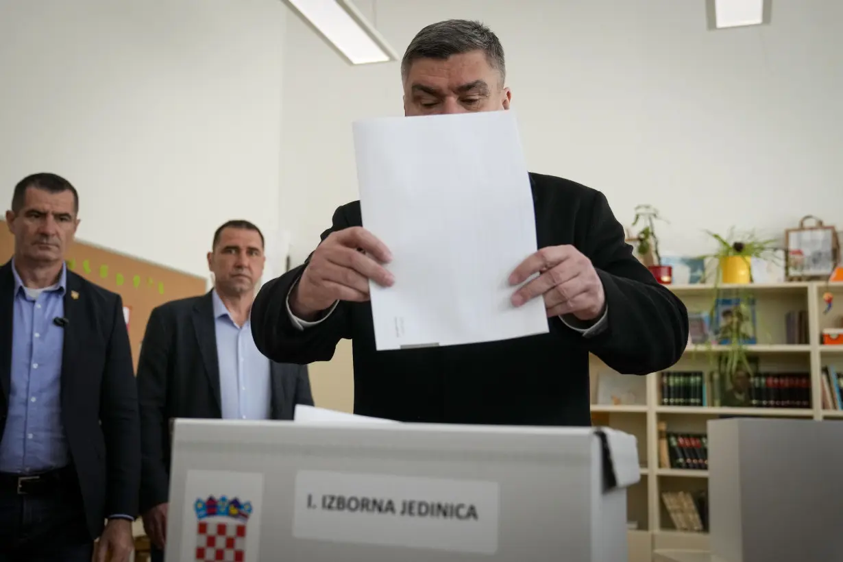 Croatia votes in a parliamentary election that's a showdown between its president and prime minister