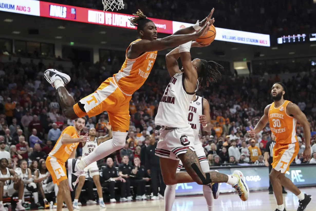 APTOPIX Tennessee South Carolina Basketball