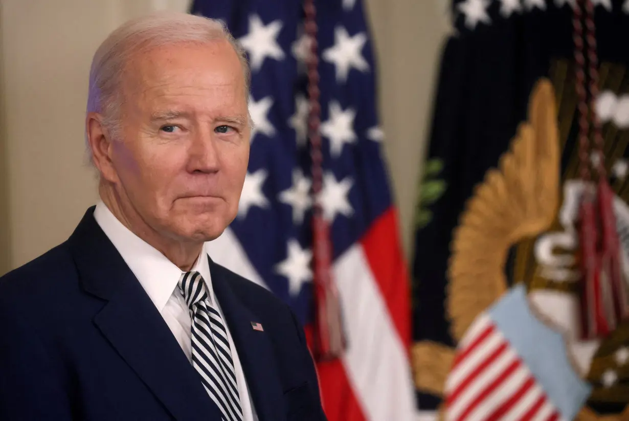 U.S. President Joe Biden holds an event to sign an Executive Order related to Artificial Intelligence at the White House in Washington