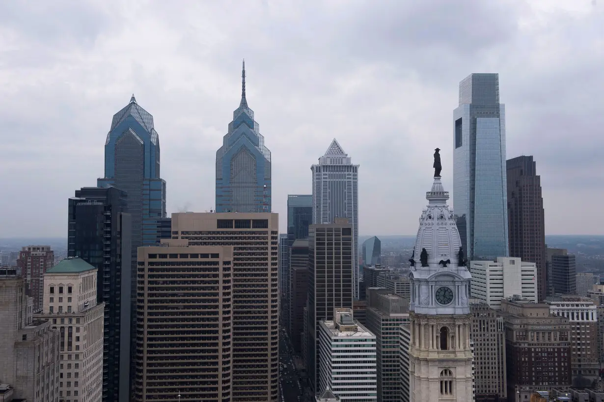 FILE PHOTO: A view of the downtown skyline in Philadelphia