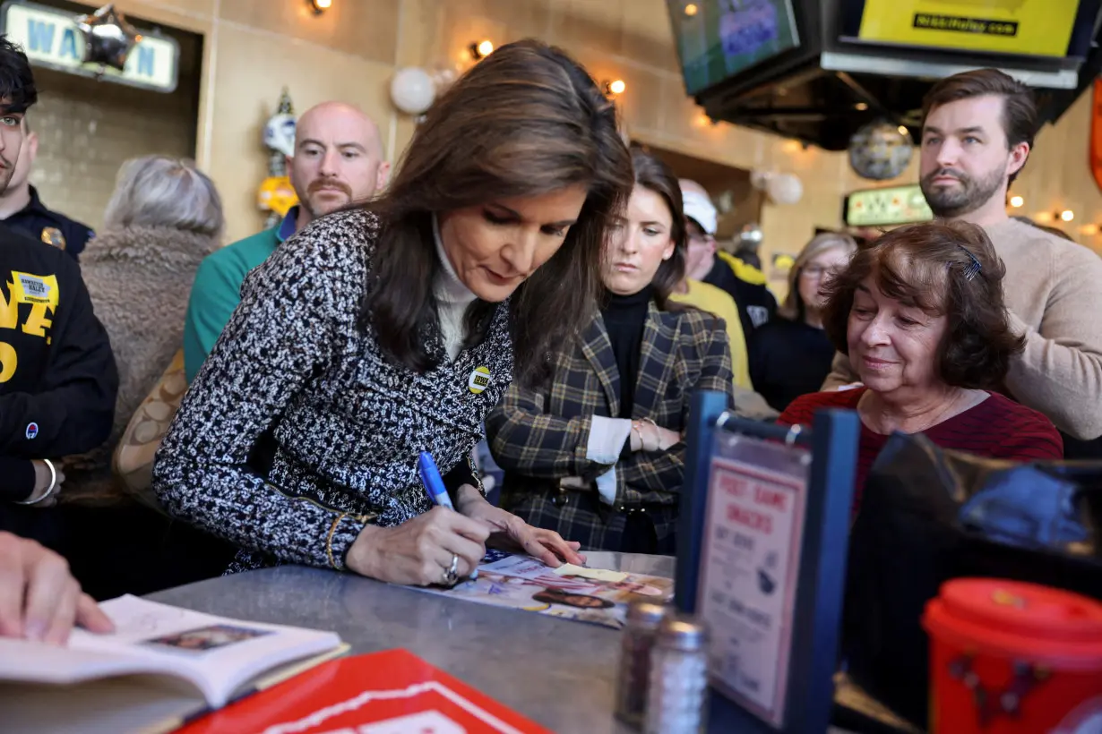 FILE PHOTO: Haley holds Women for Nikki event in Iowa