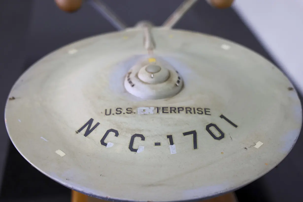 Long-lost first USS Enterprise model is returned to 'Star Trek' creator Gene Roddenberry's son