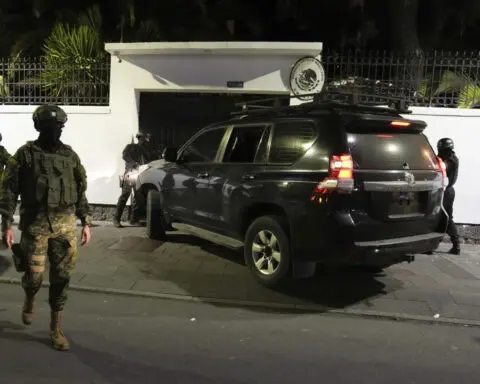 International leaders condemn Ecuador after police break into the Mexican Embassy in Quito