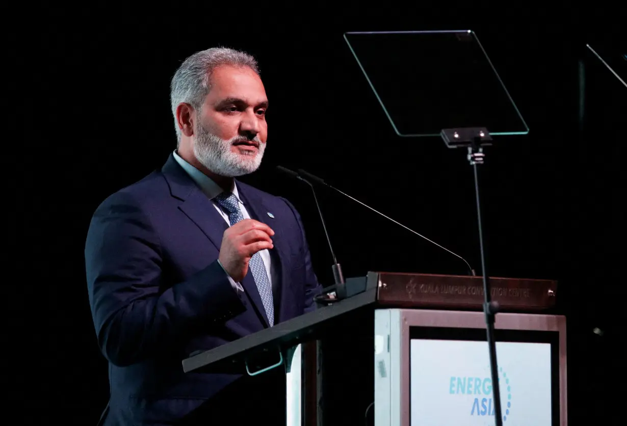 FILE PHOTO: Secretary General of Organization of the Petroleum Exporting Countries (OPEC) Haitham Al Ghais speaks during the Energy Asia conference in Kuala Lumpur