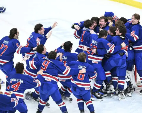 US beats Sweden 6-2 to win gold in the world junior championship