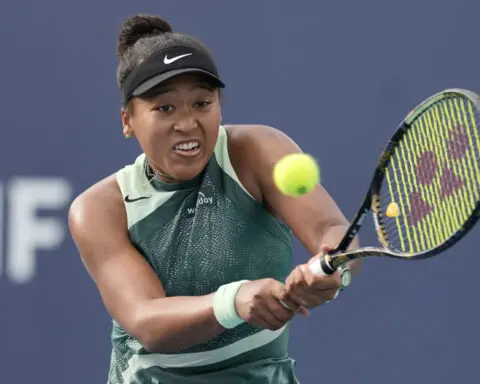 Naomi Osaka's victory helps Japan take a 2-0 lead over Kazakhstan in the Billie Jean King Cup