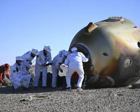 Chinese astronauts return to Earth after 6 months on space station