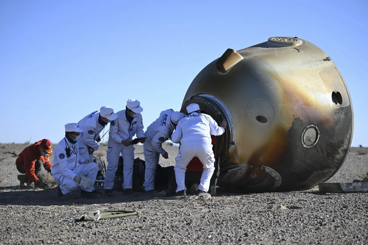 LA Post: Chinese astronauts return to Earth after 6 months on space station