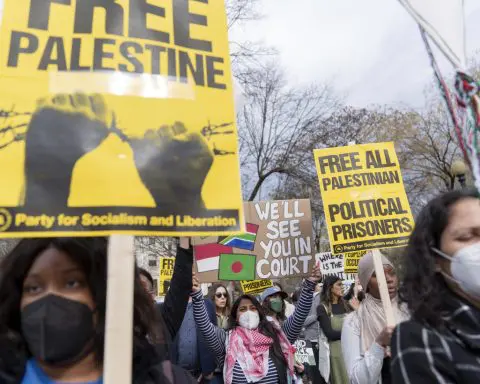 Trump's events aren't drawing big protests this year. Instead, Biden is facing public ire