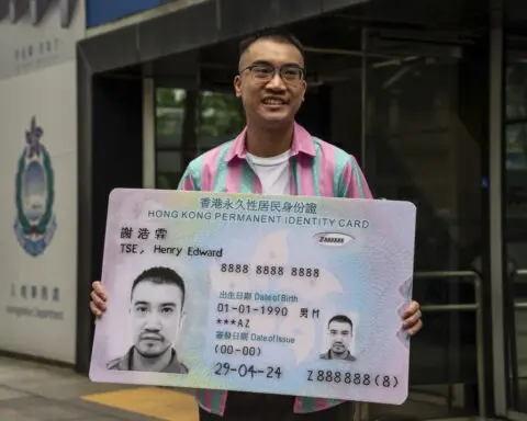 Hong Kong transgender activist gets ID card reflecting gender change after yearslong legal battle