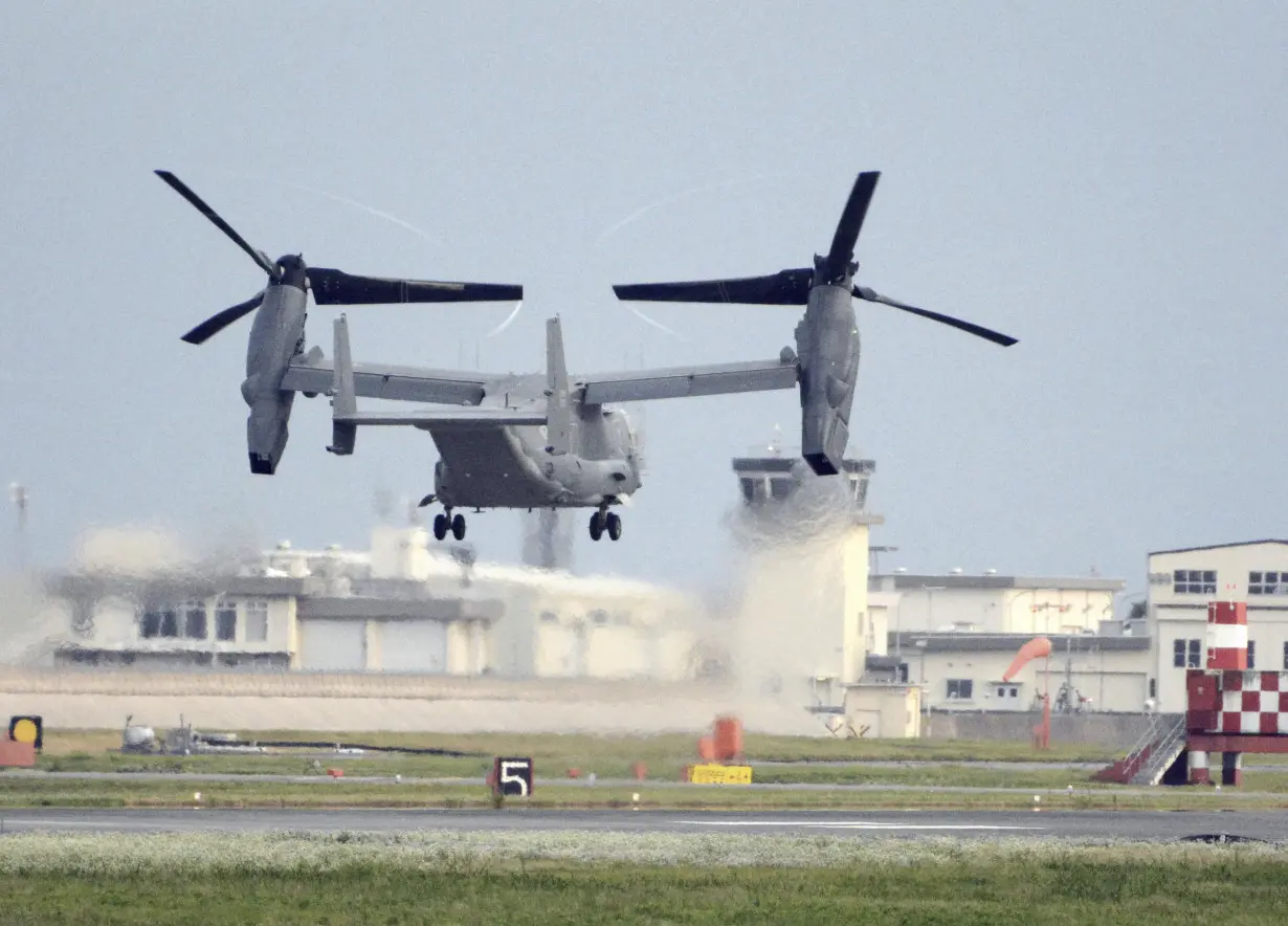 Military's Ospreys are cleared to return to flight, 3 months after latest fatal crash in Japan