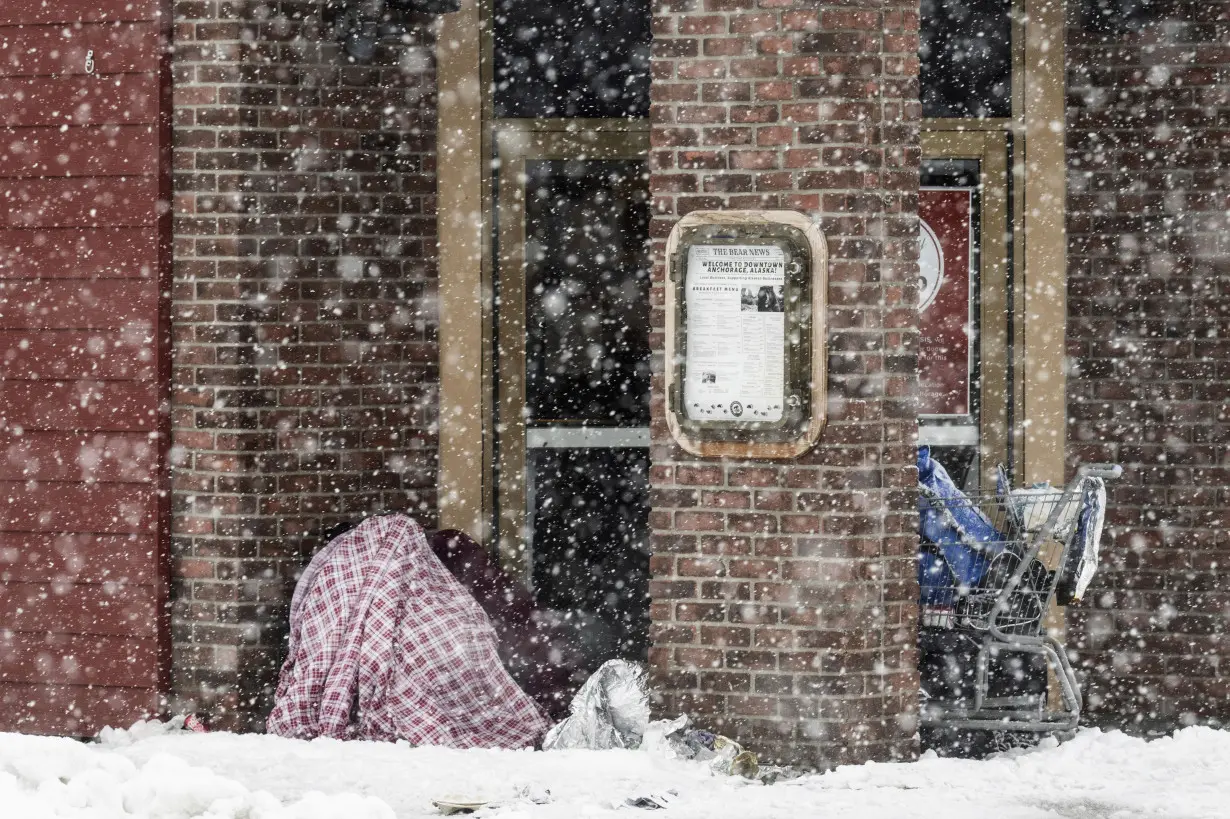 Anchorage adds to record homeless death total as major winter storm drops more than 2 feet of snow