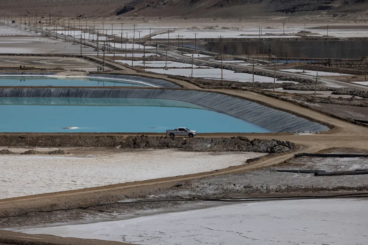 Albemarle Lithium Facility in Silver Peak, Nevada, U.S.