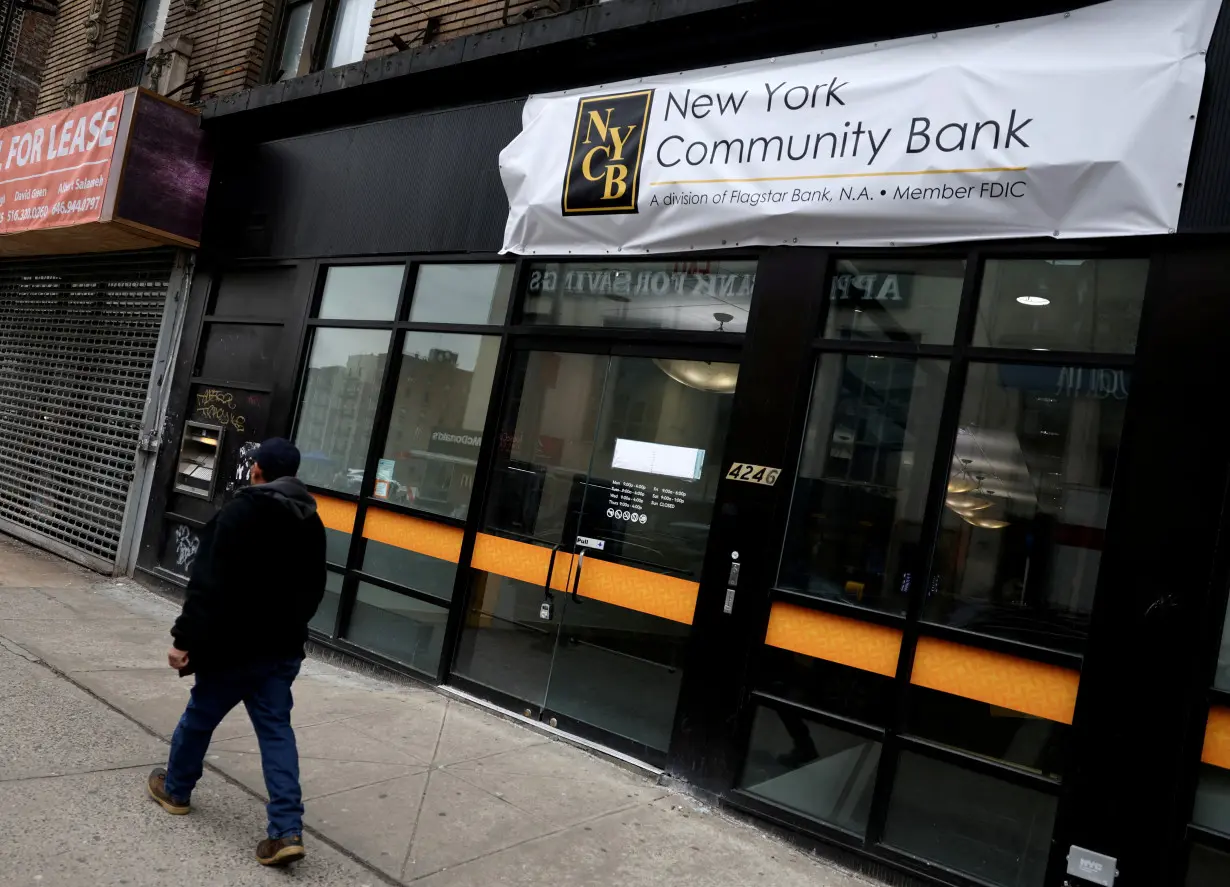 FILE PHOTO: A Branch of New York Community Bank in New York City,