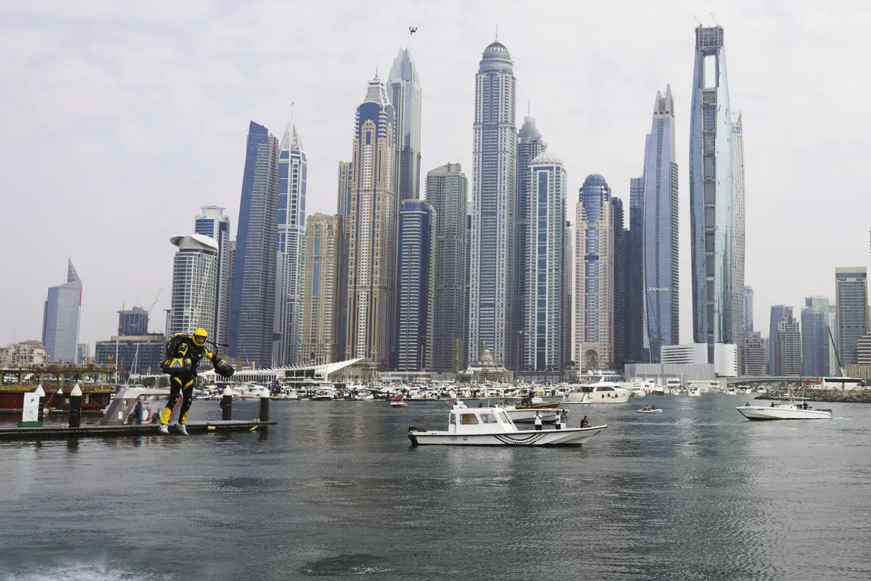 Dubai's sky-high aspirations find a new outlet as it hosts a jet suit race for 'Iron Man' pilots