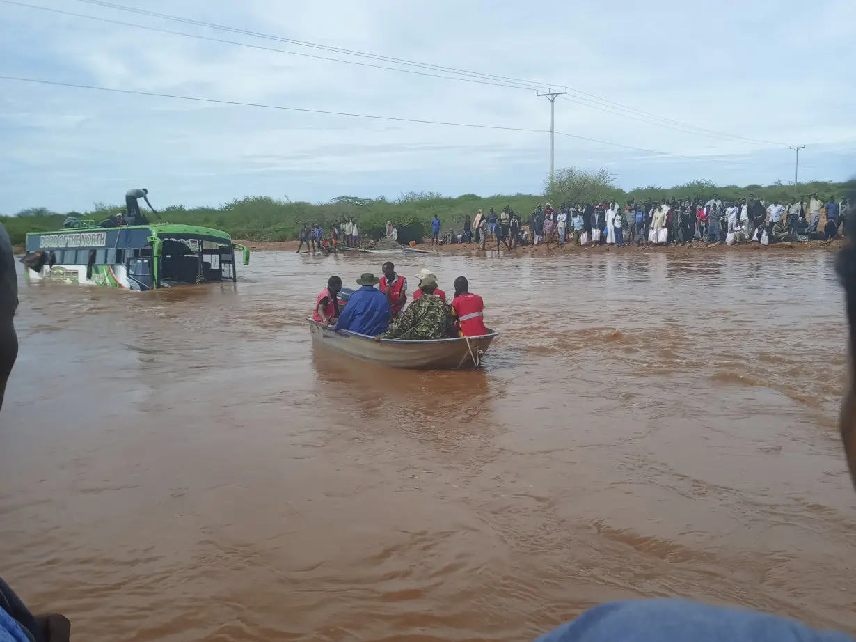 LA Post: A rescue operation is taking place in northern Kenya after floodwaters swept a bus away