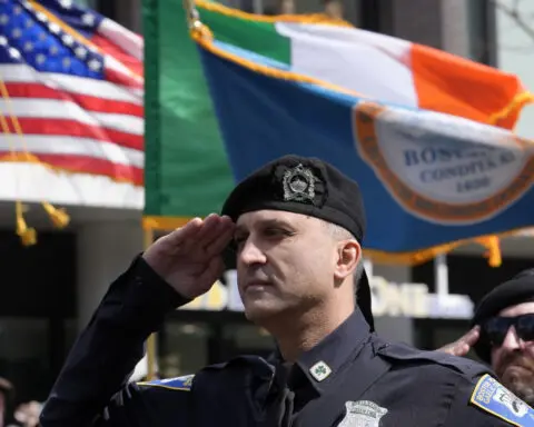 AP PHOTOS: Boston celebrates St. Patrick's Day; Biden holds White House brunch with Irish leader