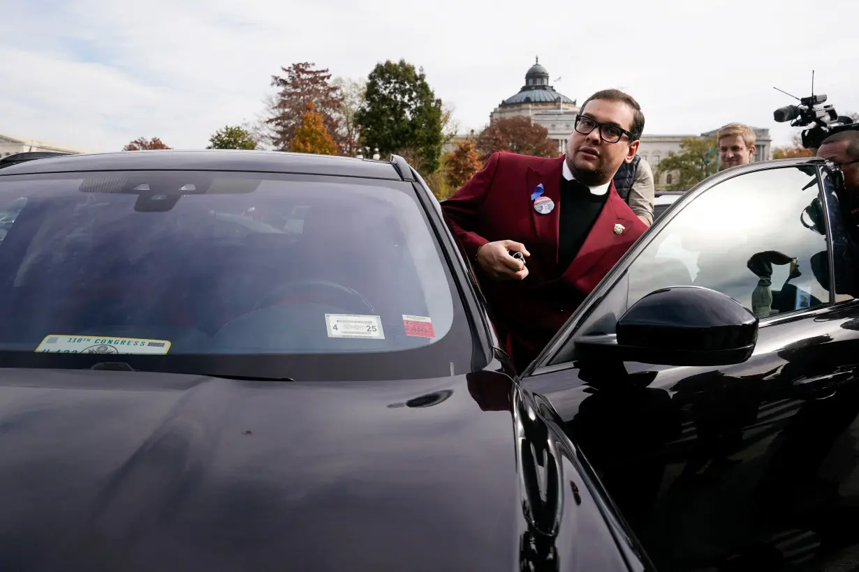 Members of the U.S. House of Representatives leave the Capitol after a series of votes, in Washington