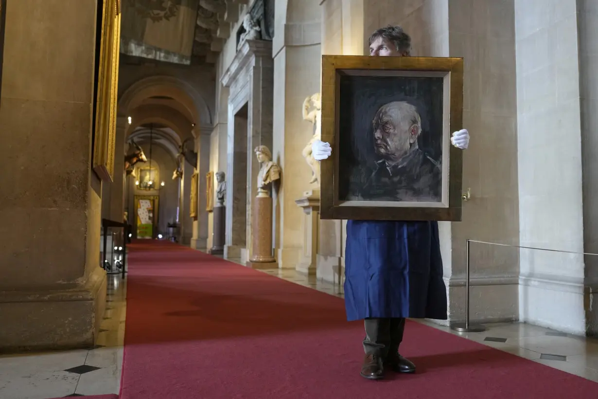 A painting of Winston Churchill by an artist whose work he hated is up for auction