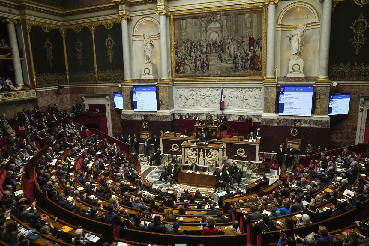 France's National Assembly votes on enshrining women’s rights to abortion in French Constitution