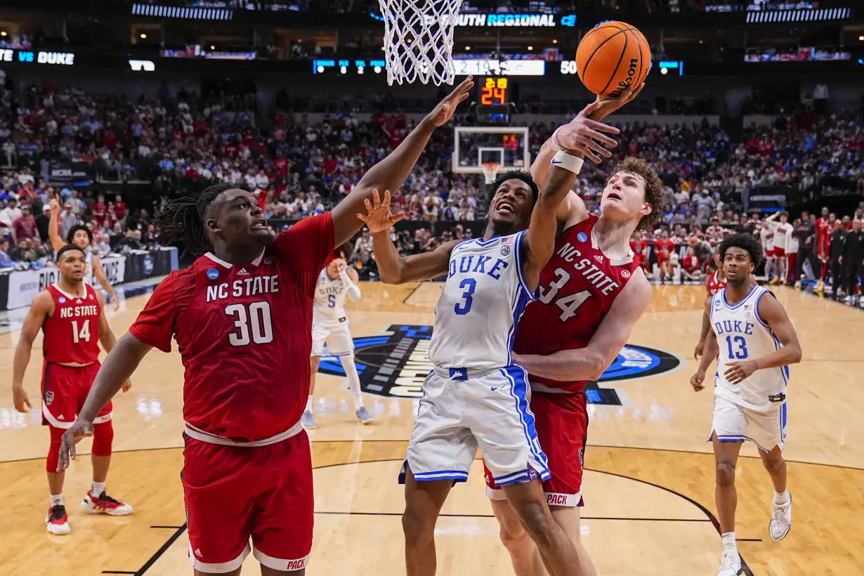 APTOPIX NCAA NC State Duke Basketball