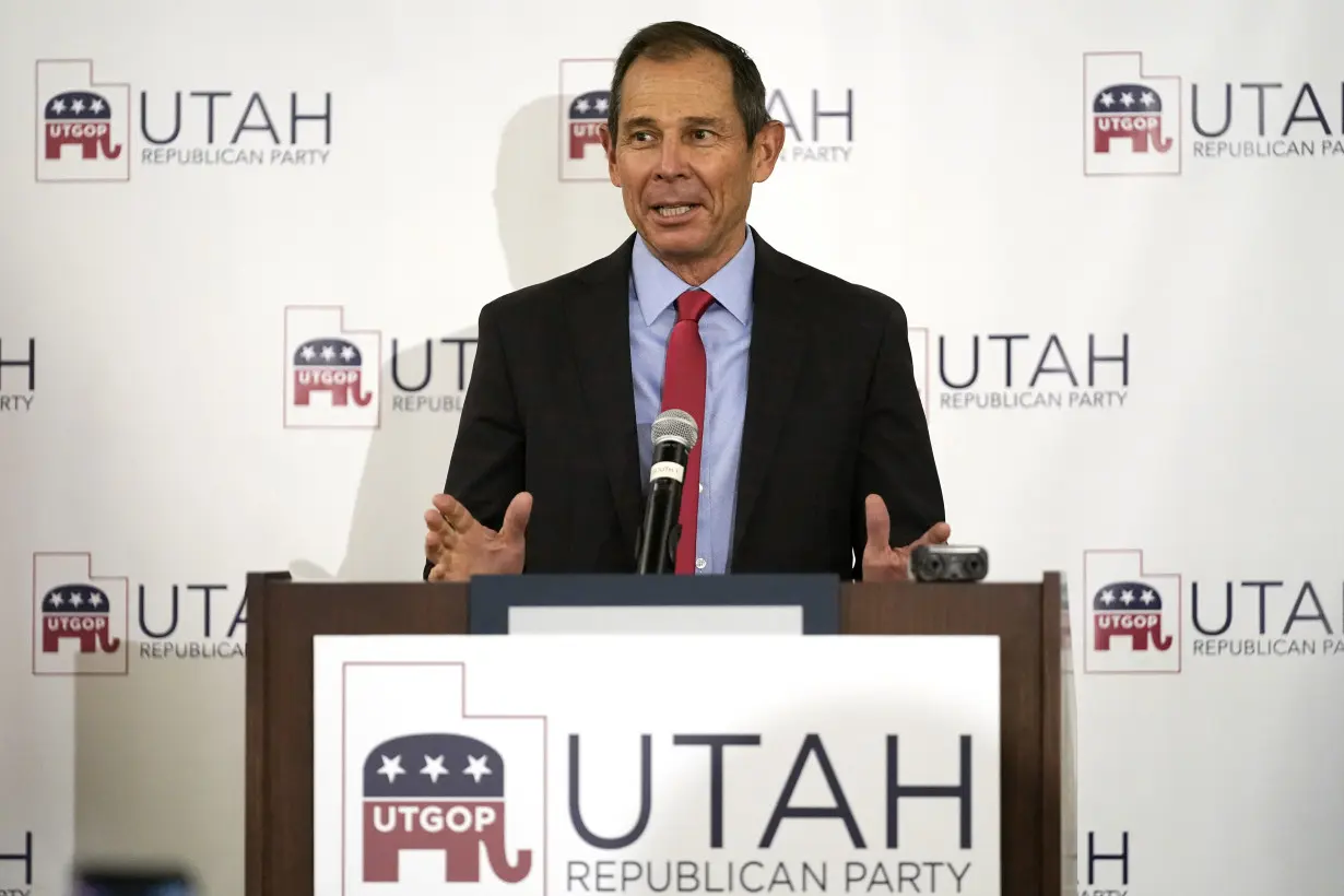 A congressman and a senator's son have jumped into the Senate race to succeed Mitt Romney in Utah