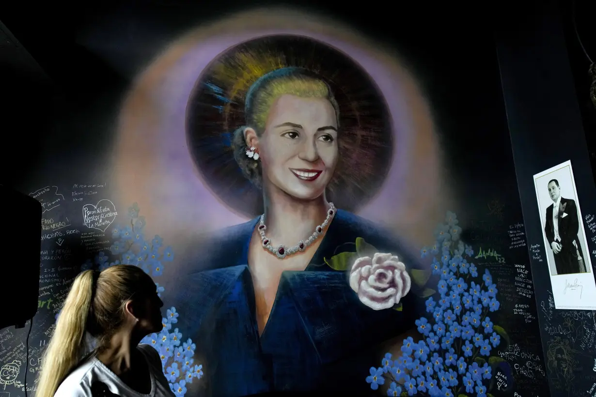 APTOPIX Argentina A Prayer for Evita