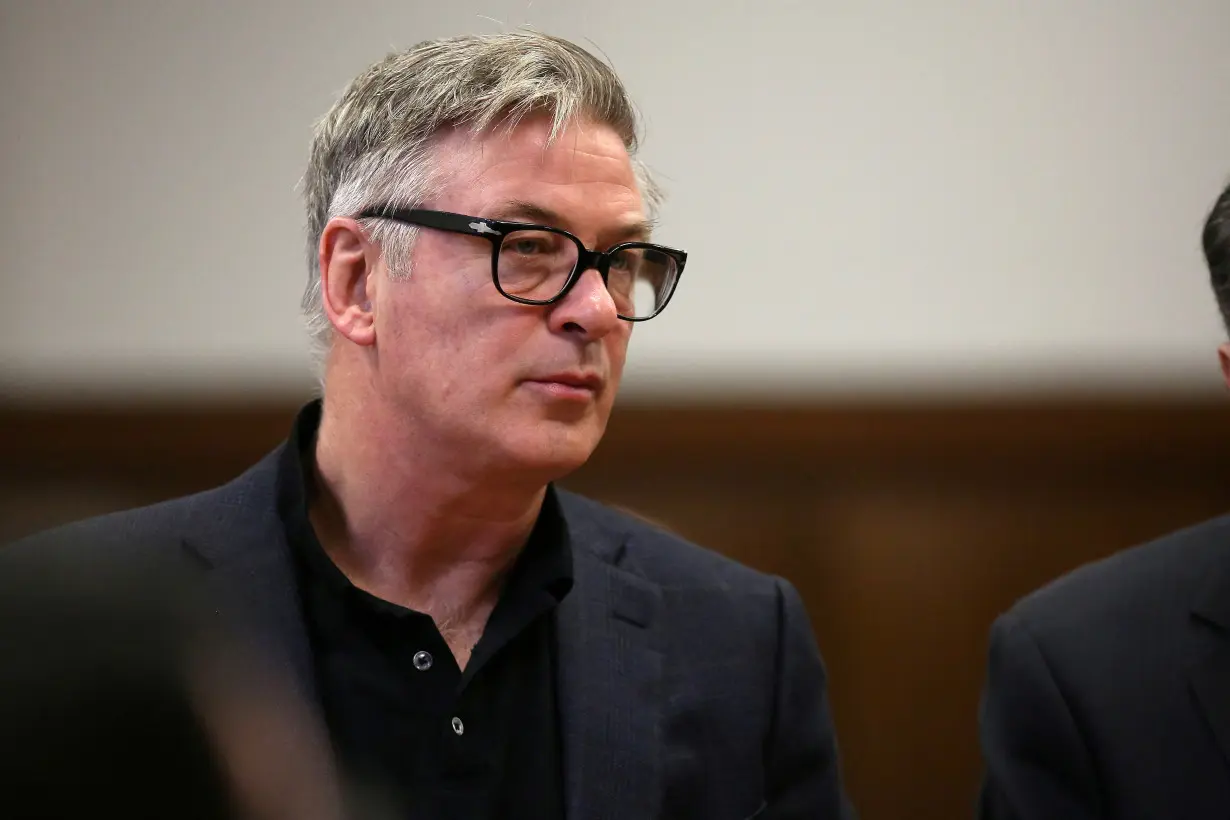 FILE PHOTO: Actor Alec Baldwin appears in court in the Manhattan borough of New York City