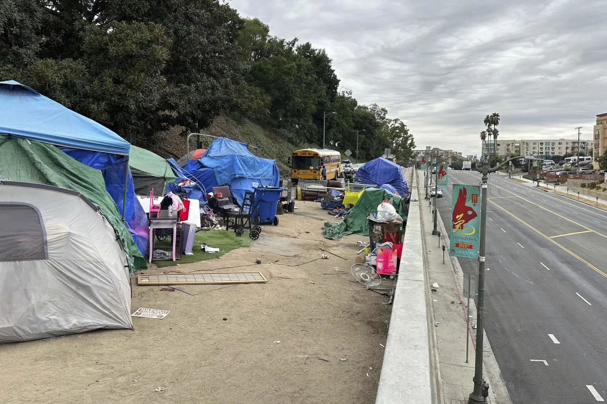 Freeway Fire Los Angeles Homelessness