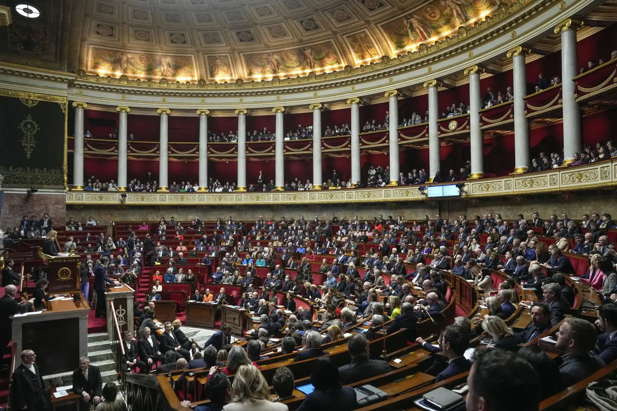 France's National Assembly votes on enshrining women’s rights to abortion in French Constitution