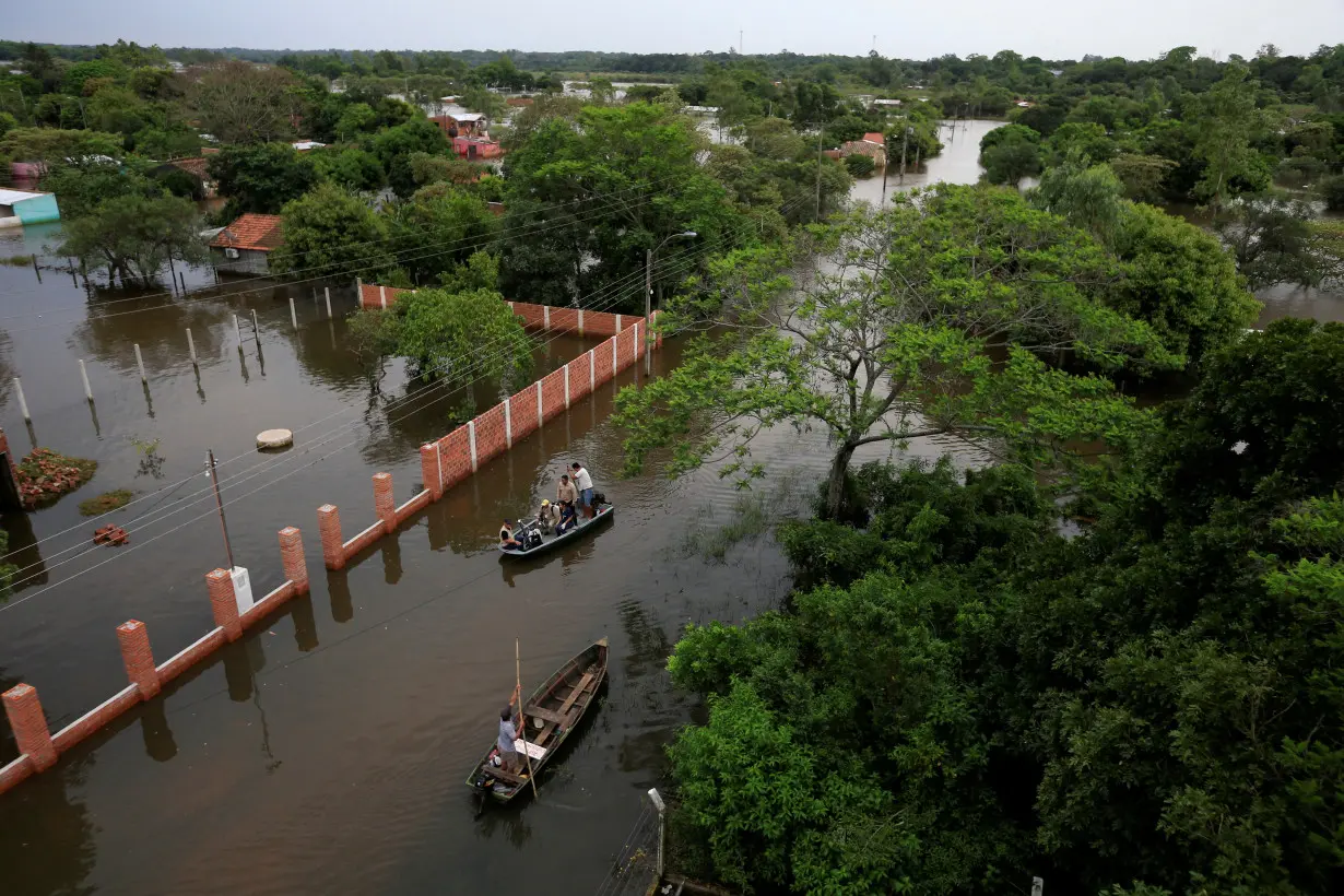 FILE PHOTO: Flooding displaces residents in southern Paraguay