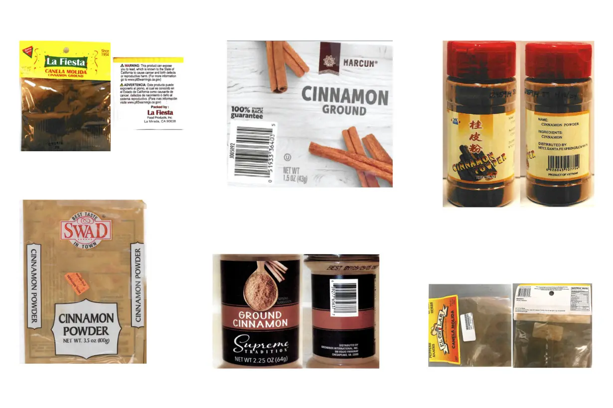 LA Post: Ground cinnamon sold at discount stores is tainted with lead, FDA warns
