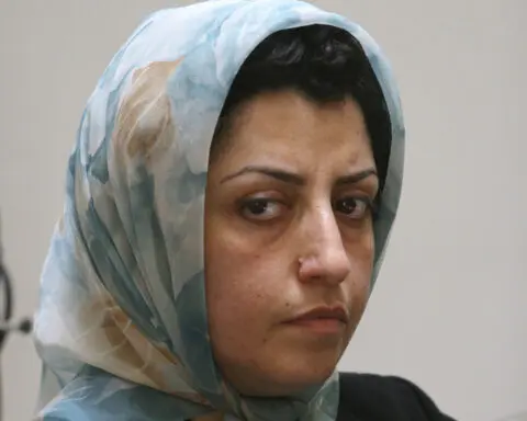 Nobel Peace Prize laureate Narges Mohammadi goes on a hunger strike while imprisoned in Iran