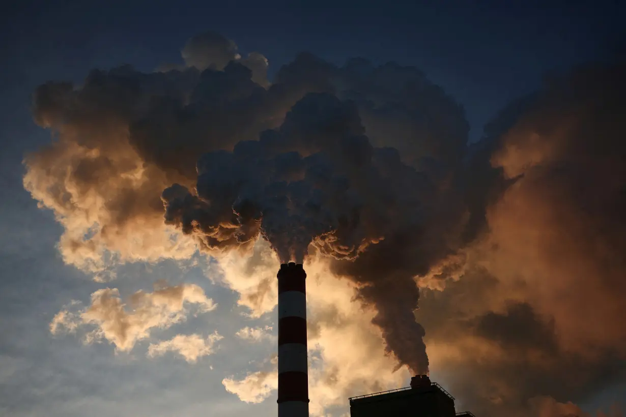 FILE PHOTO: Smoke and steam billow from Belchatow Power Station, Europe's largest coal-fired power plant powered by lignite, operated by Polish utility PGE, in Rogowiec