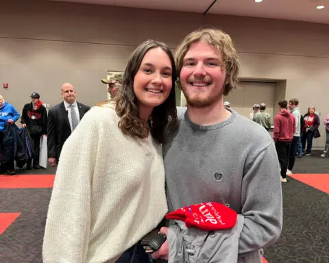 In chance for Trump, youth at rally see him as answer to economic woes